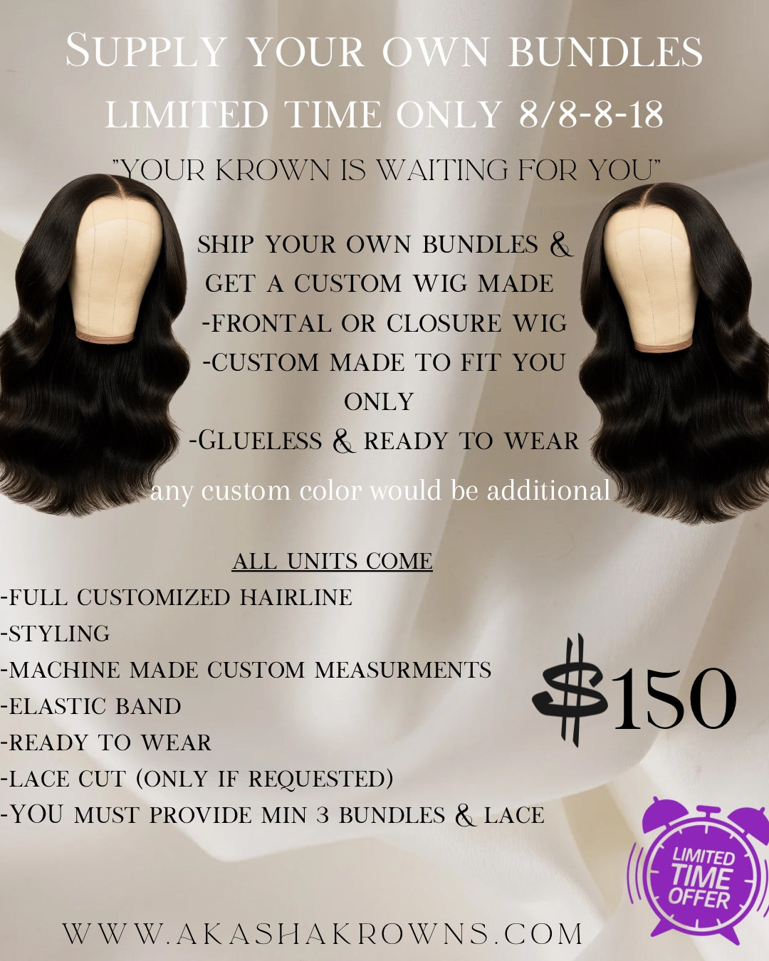 Supply Your Own Hair